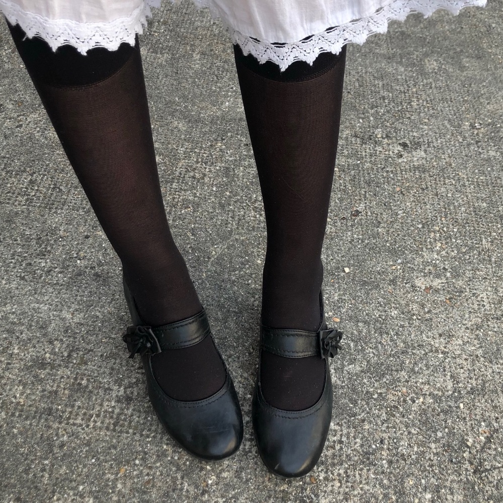 Comfortable Vintage Mary Jane Pumps Low Heels Shoes